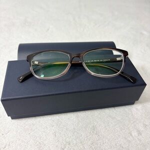 Warby Parker Dual-Tone Black and Brown Eyeglasses Daisy NLBF 615 50 o15-140